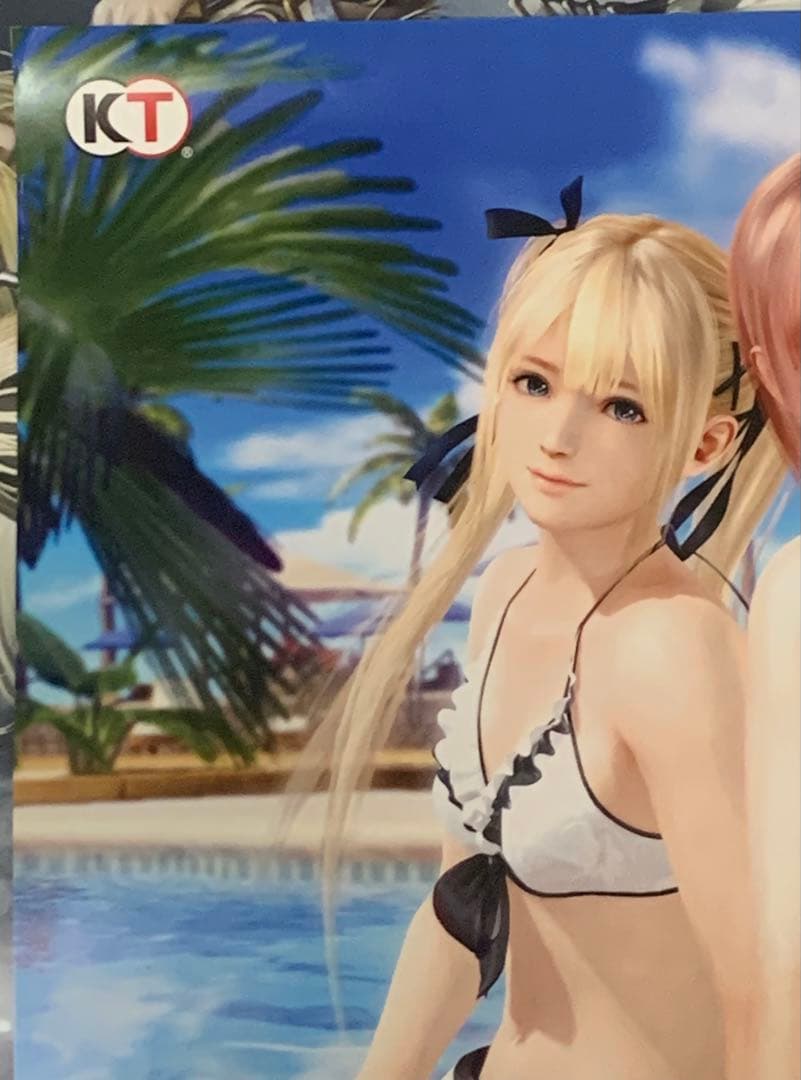 【B2・一部破れあり】 DOA エクストリーム3 vita版 販促 ポスター