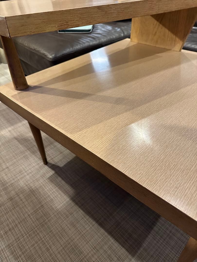 アメリカ製　50s マガジンラックテーブル ステップエンドテーブルセット