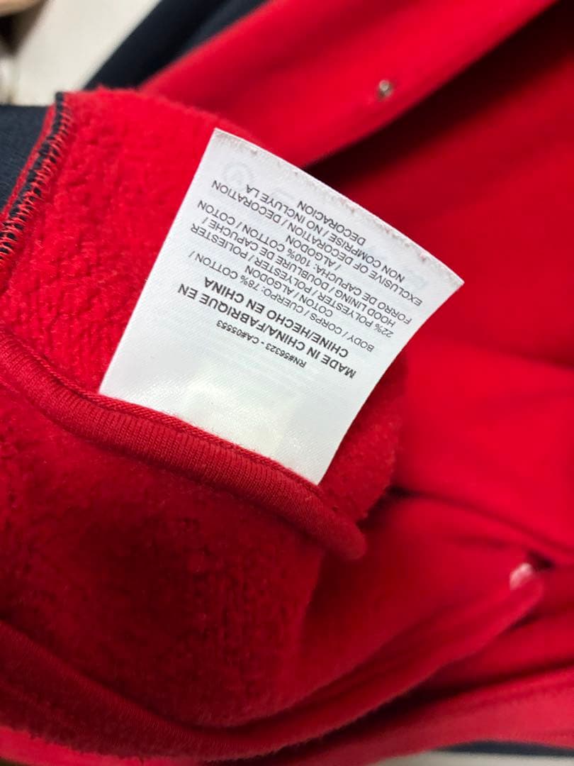 美品JORDANジョーダン メンズWBマービンバーシティ ボタンアップパーカーL