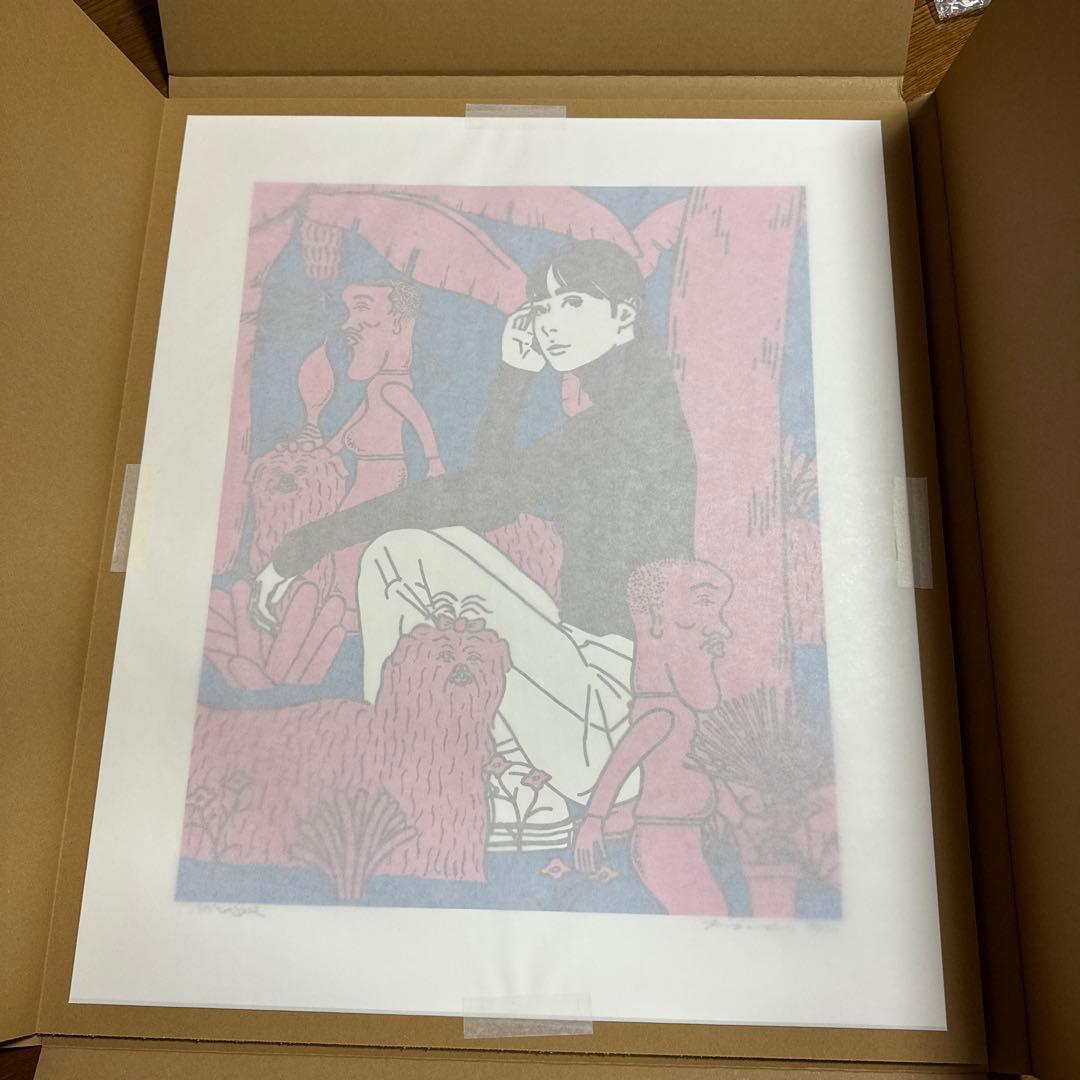 KYNE シルクスクリーン untitled,2024