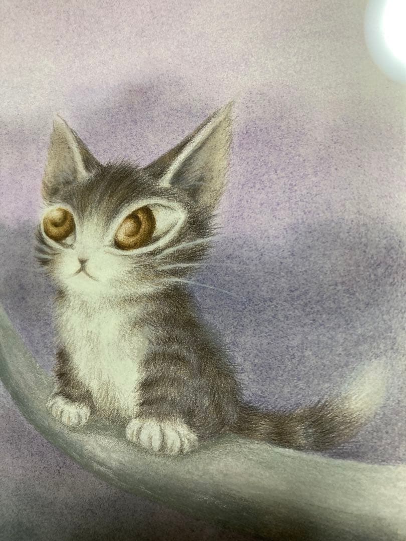 ♬未使用♬わちふぃーるど♬ダヤン♬版画♬限定250部♬ぼくうちへ帰ろう！サイン♬