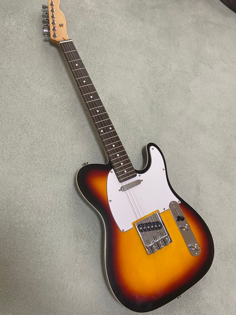 テレキャスター サンバースト　バインディング加工