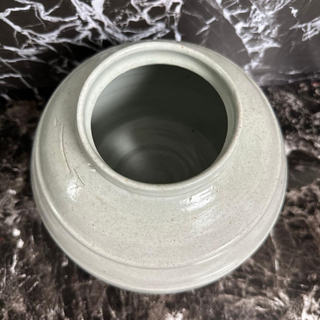 李朝、白磁、壺。