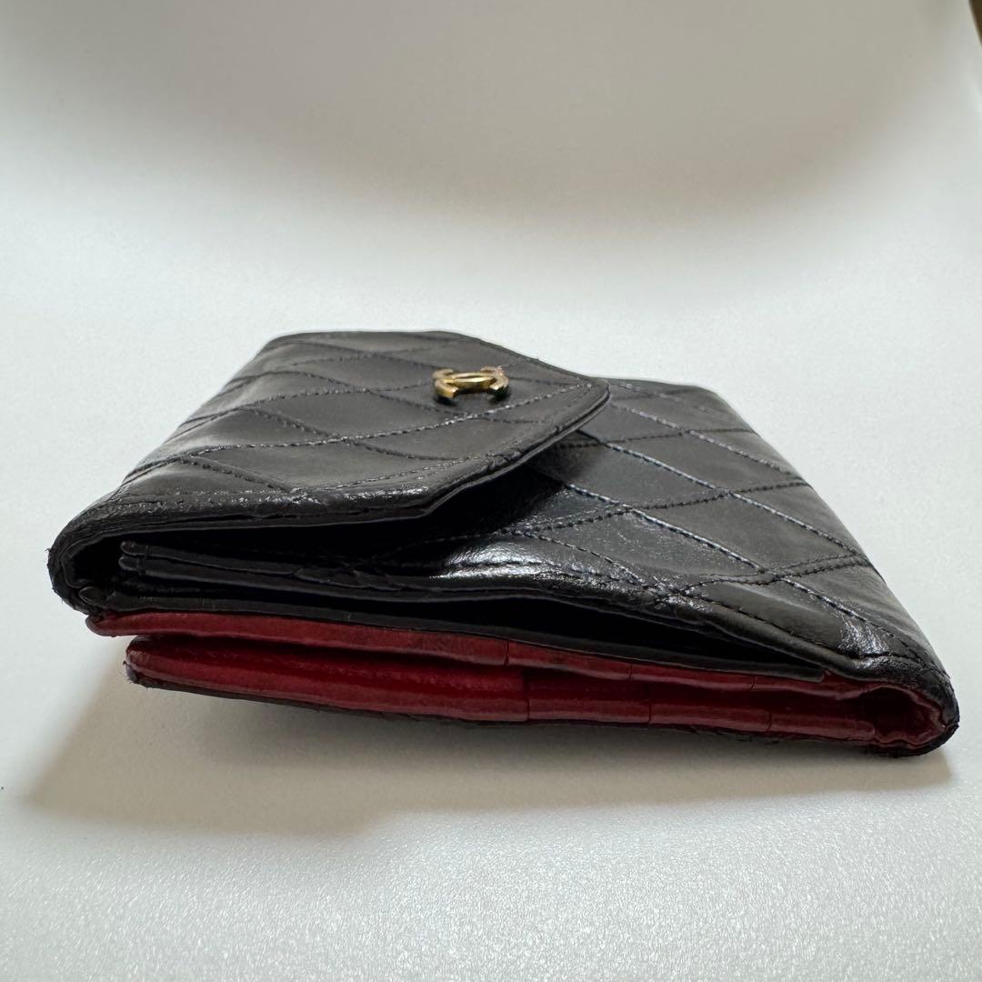 CHANEL シャネル 折り財布 ビコローレ ヴィンテージ Wホック ウォレット