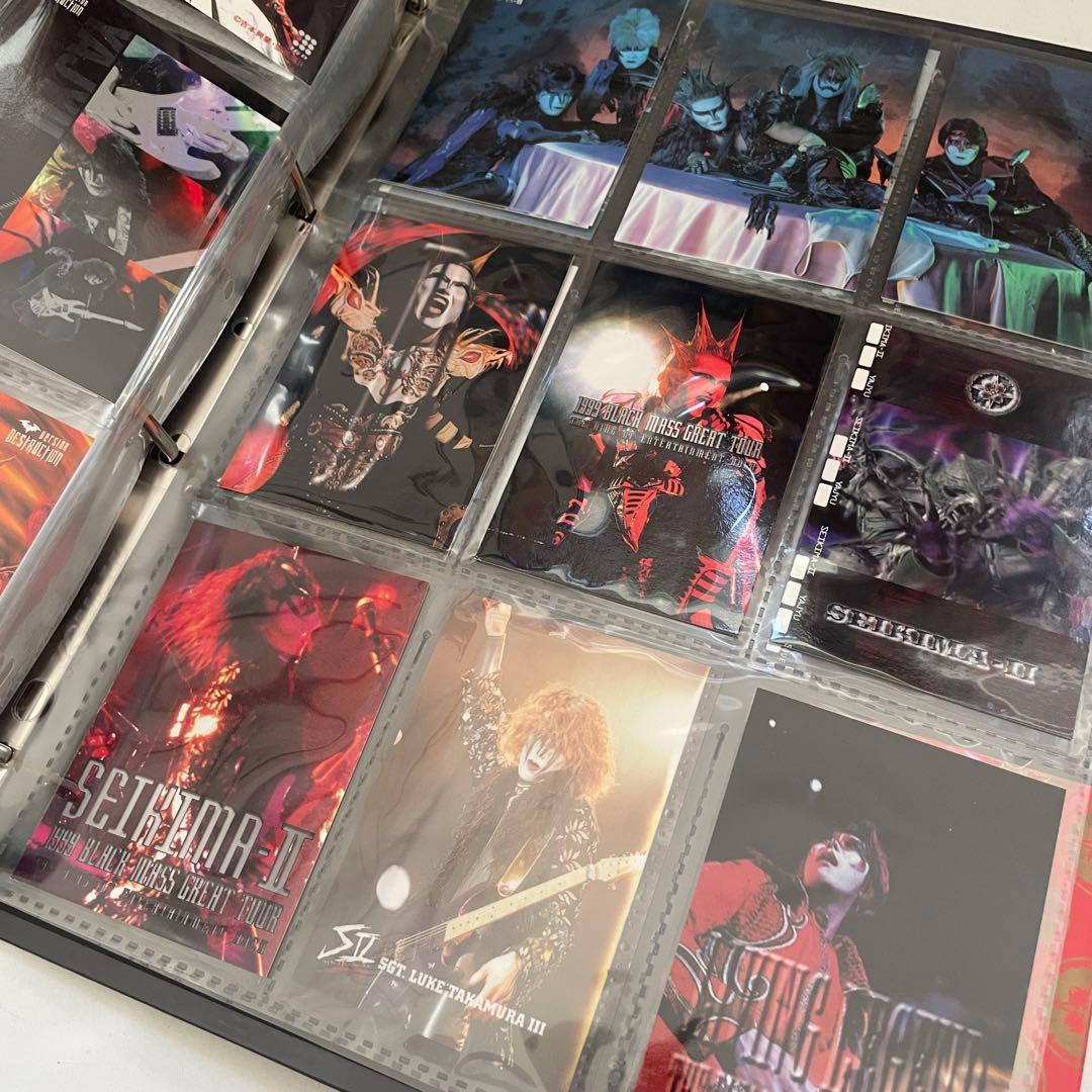 9. 聖飢魔II トレカ カード バインダー ステッカー うちわ グッズ まとめ