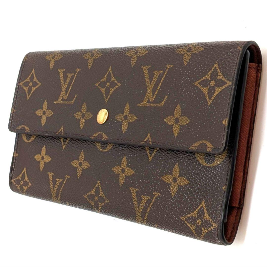 ルイヴィトン モノグラム インターナショナル 三つ折り 長財布 B50