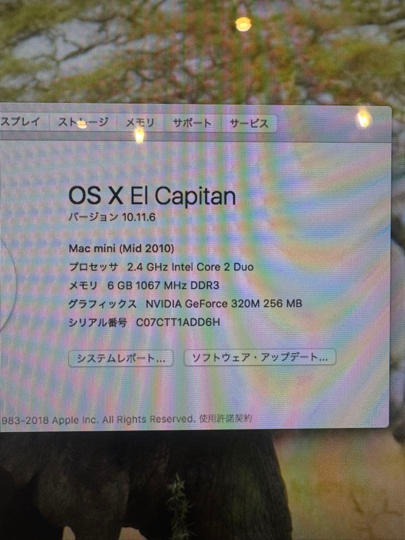 Apple Mac mini(Mid2010)ジャンクです