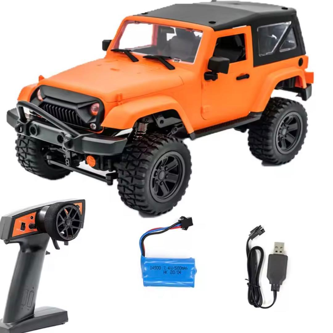 1/14 クローラーラジコン　オレンジ　連続30分走行