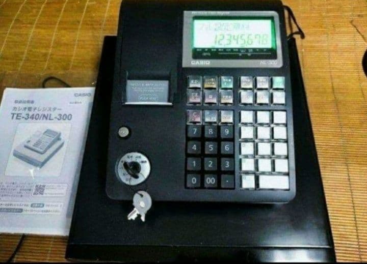 カシオレジスター　TE-340/NL300　フル設定無料　016266