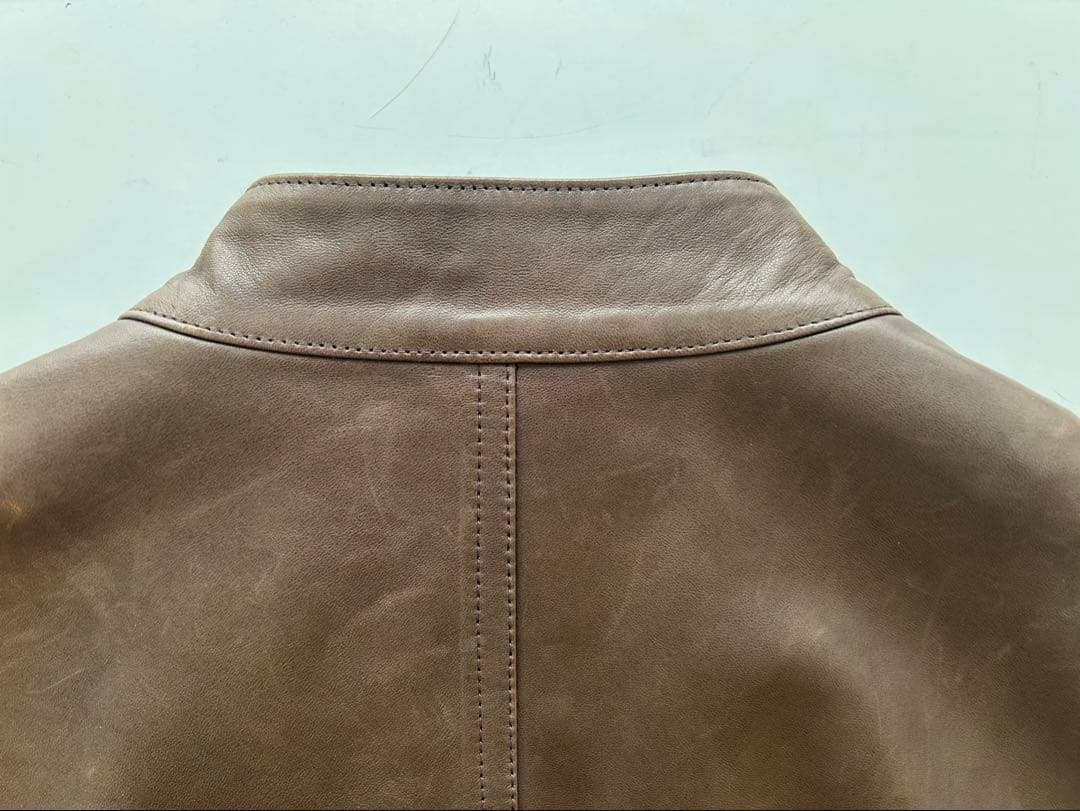 EMMETI JURI サイズ50 ラムナッパレザー　ライダースジャケット