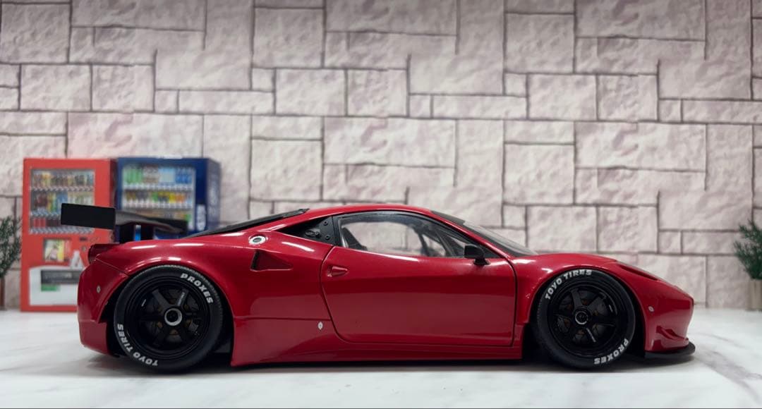 1/18ミニカー　フェラーリ458GT3 カスタム