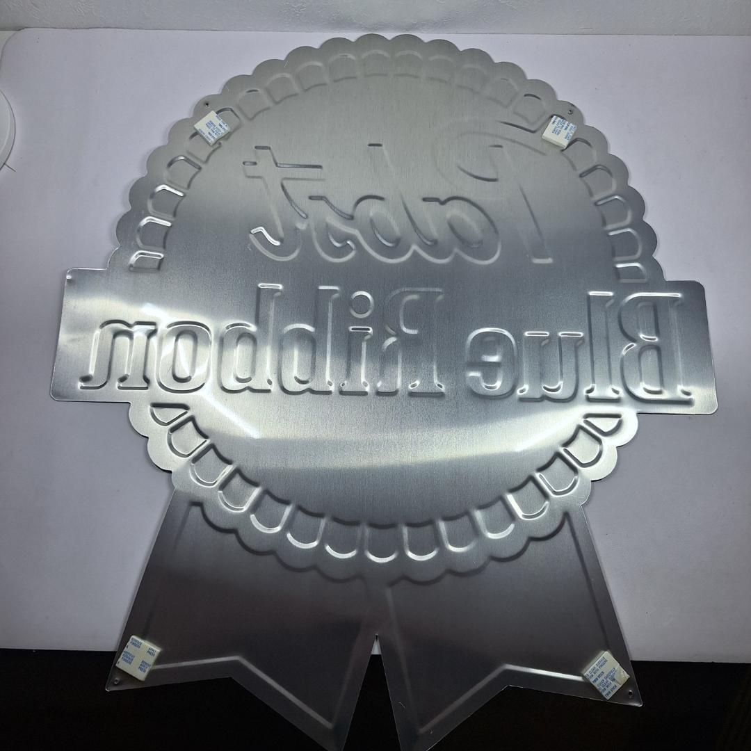 ブルーリボン 看板 パブストサイン 新品 サイン アメトイ ブリキ ビ ebE6