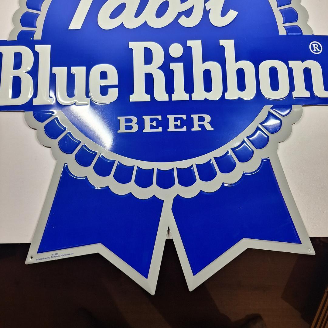 ブルーリボン 看板 パブストサイン 新品 サイン アメトイ ブリキ ビ ebE6