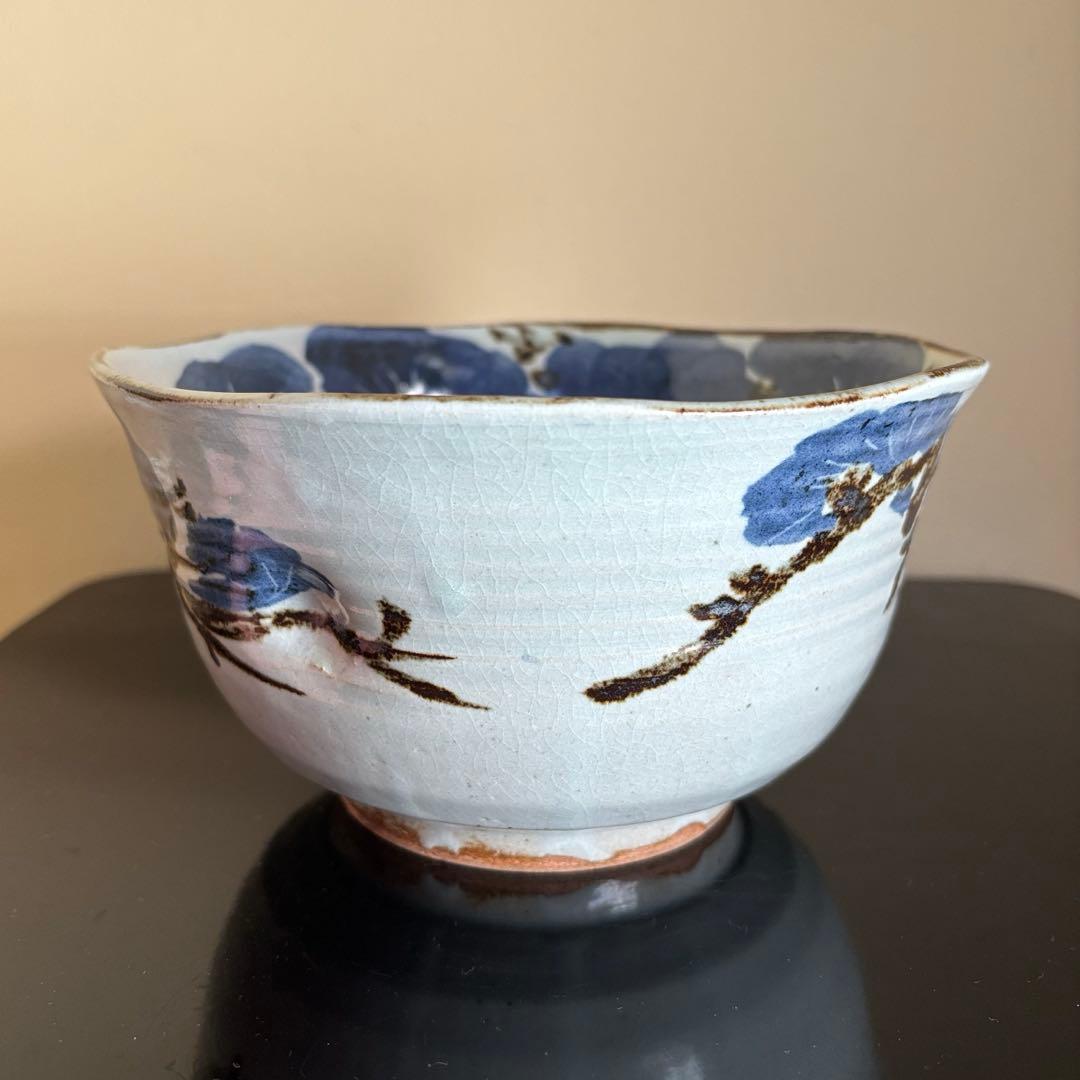 京焼名工 五代 清風与平造 瑞松 鉢 茶道具 菓子鉢 盛鉢 共箱 共布付き