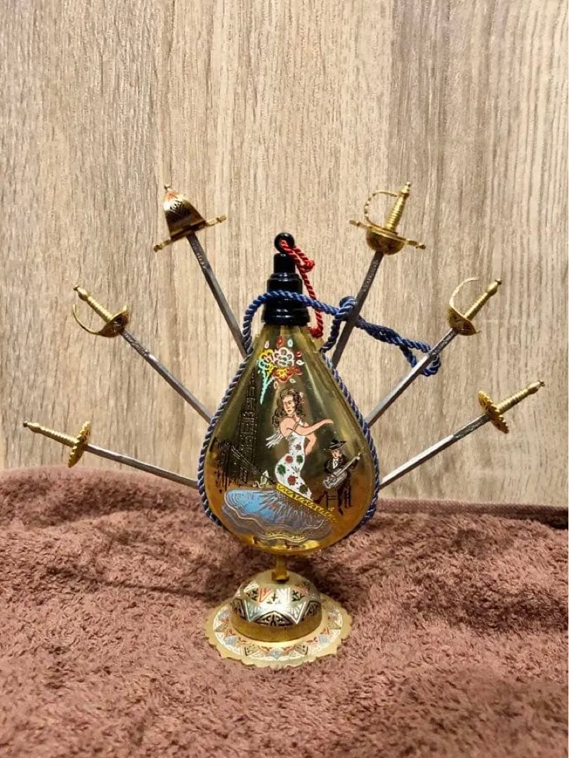 ヴィンテージ スペイン トレド ソード カクテルスティック ピック　踊り子