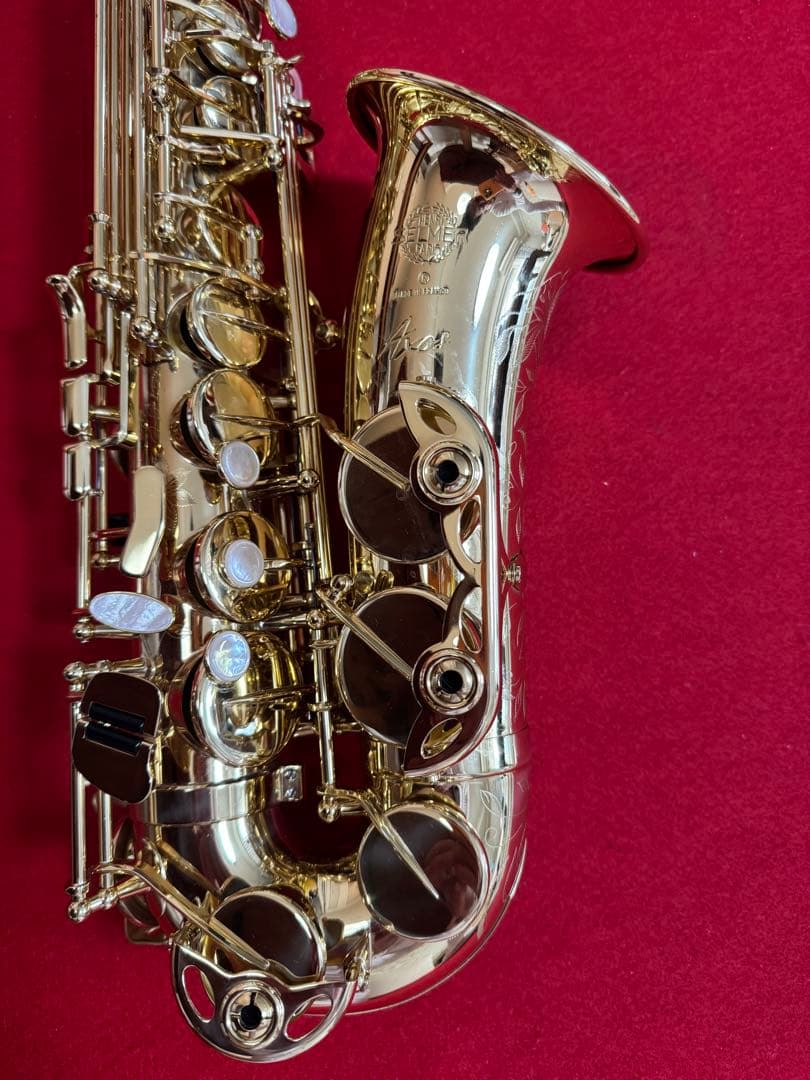 アルトサックス セルマーゴールド 本体と付属品