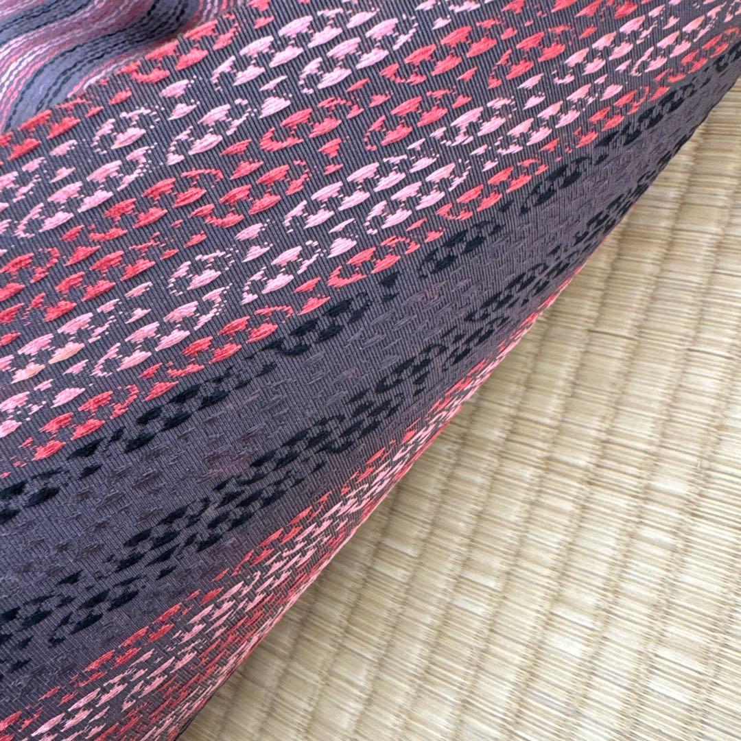 博多織名古屋帯　反物　松居特撰手織り　繻子織