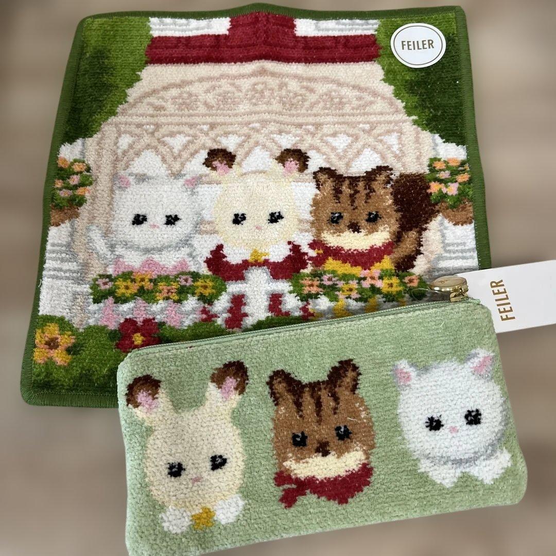 FEILER シルバニア　ハンカチ・ポーチ