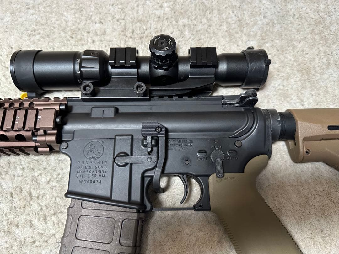 東京マルイ M4A1 MWS ガスブローバック カスタム MK18 付 属品多数