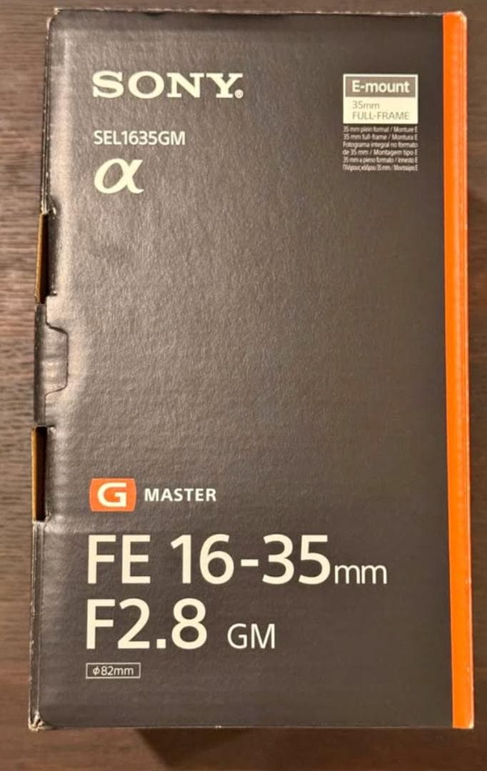 SONYレンズFE 16-35mm F2.8 GM ズームレンズ