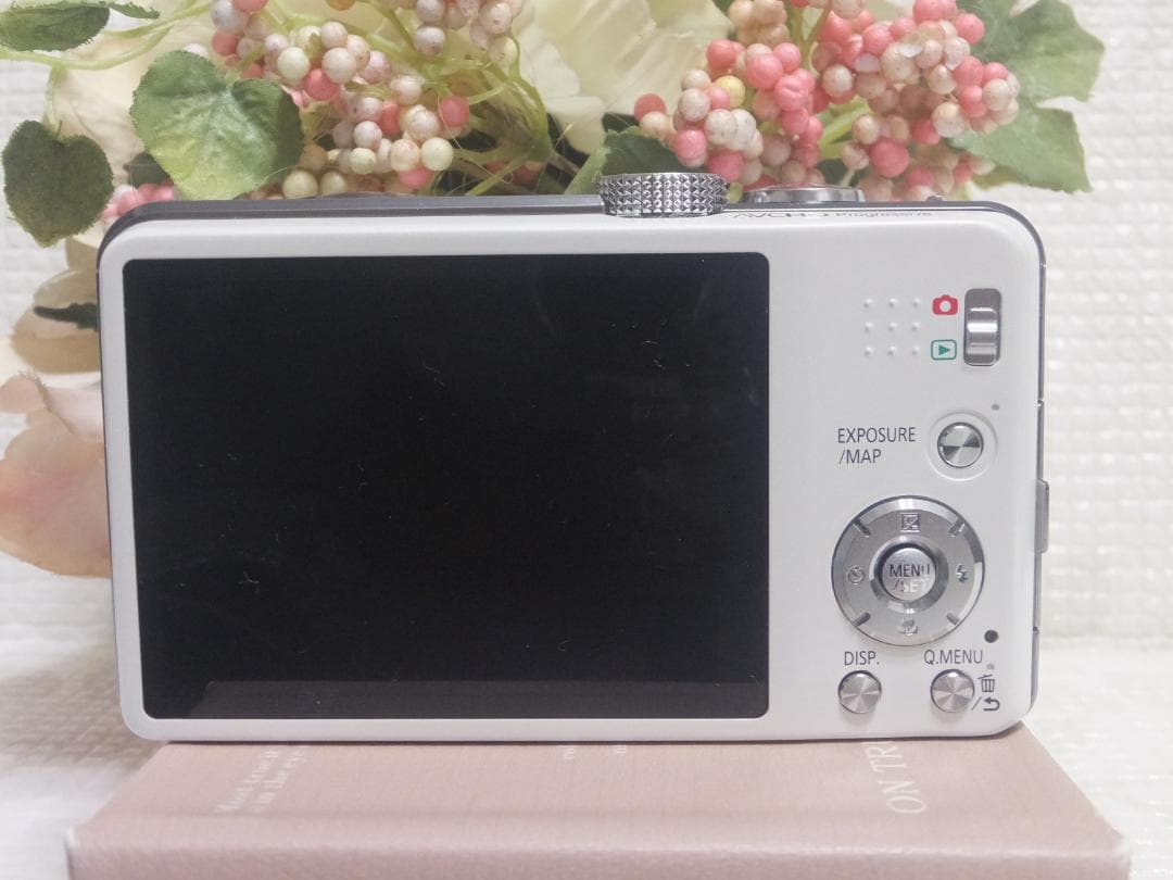 作動品 パナソニック LUMIX DMC TZ30 ホワイト 純正バッテリー付属