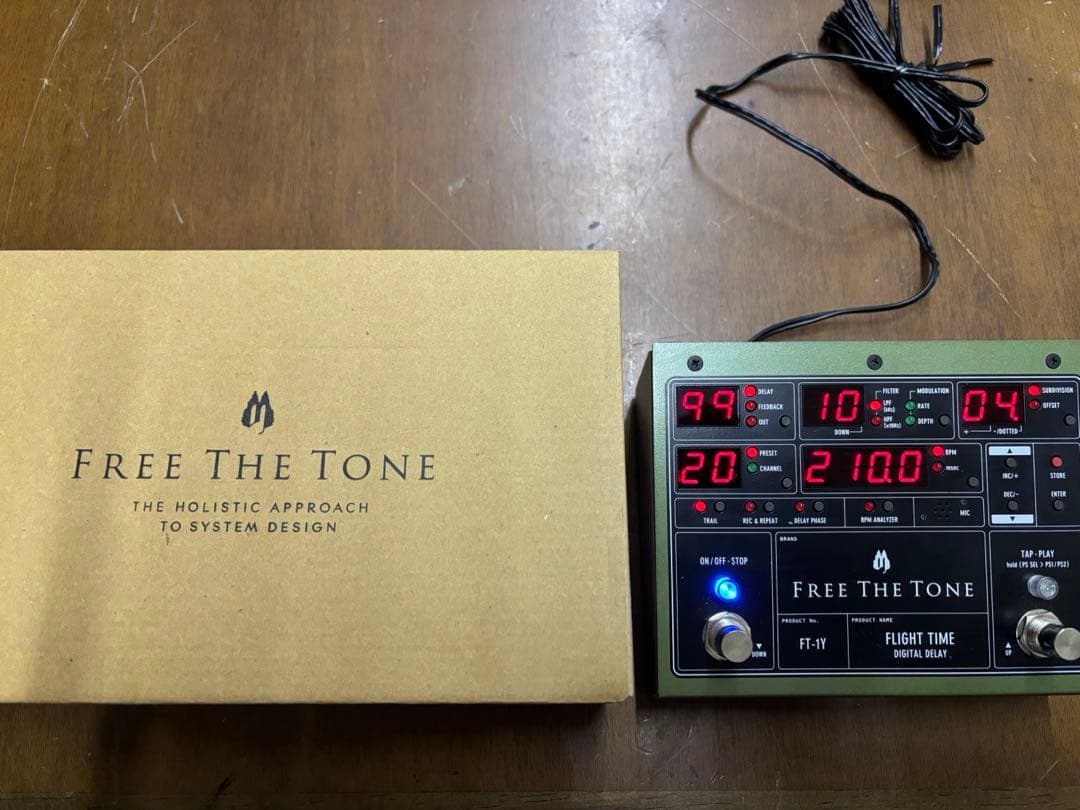 ギター FREE THE TONE FT-1Y FLIGHT TIME DELAY