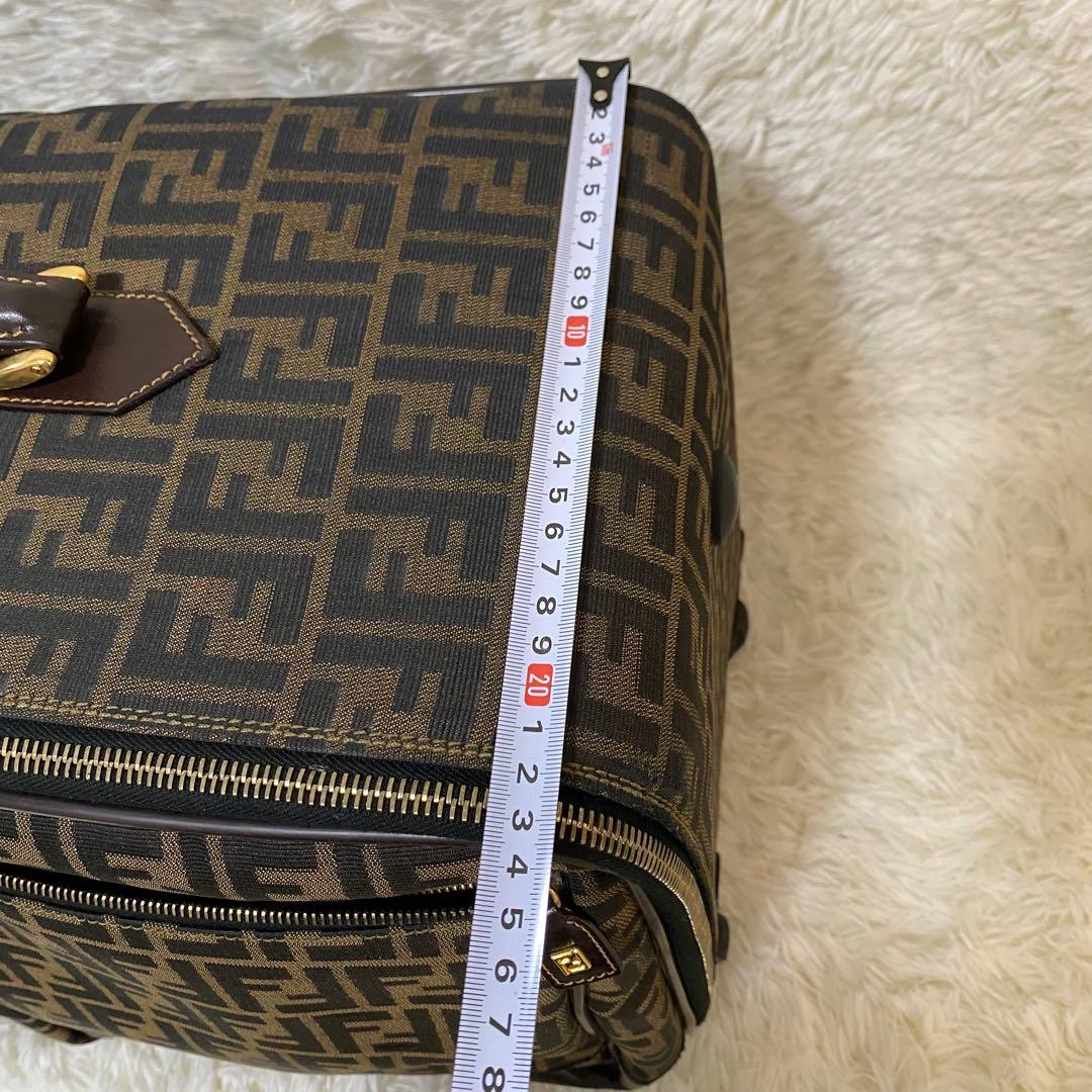 希少✨FENDI ズッカ柄 二輪キャリーバッグ 機内持ち込み スーツケース