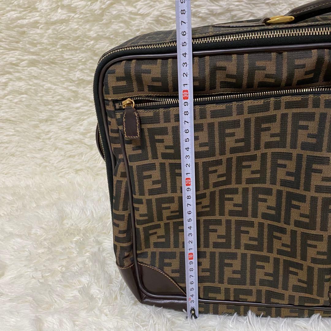 希少✨FENDI ズッカ柄 二輪キャリーバッグ 機内持ち込み スーツケース