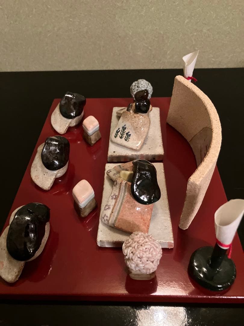 雛人形、たち吉、陶器、新品未使用