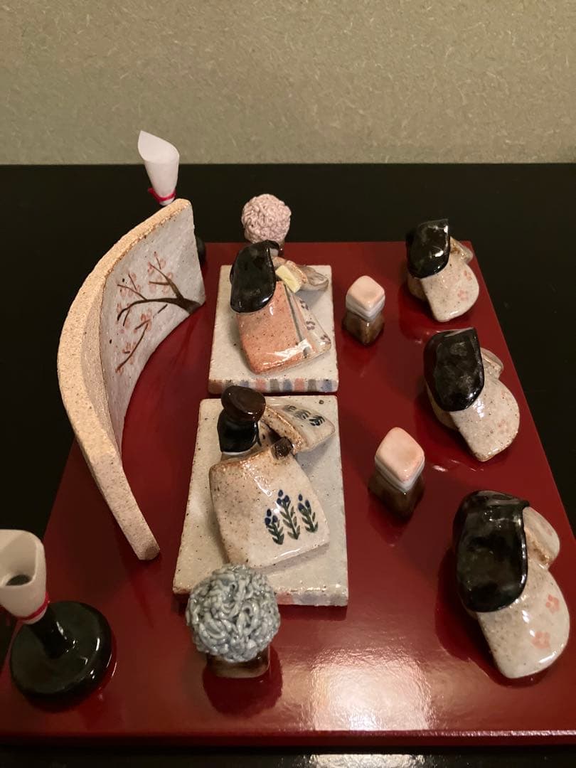 雛人形、たち吉、陶器、新品未使用