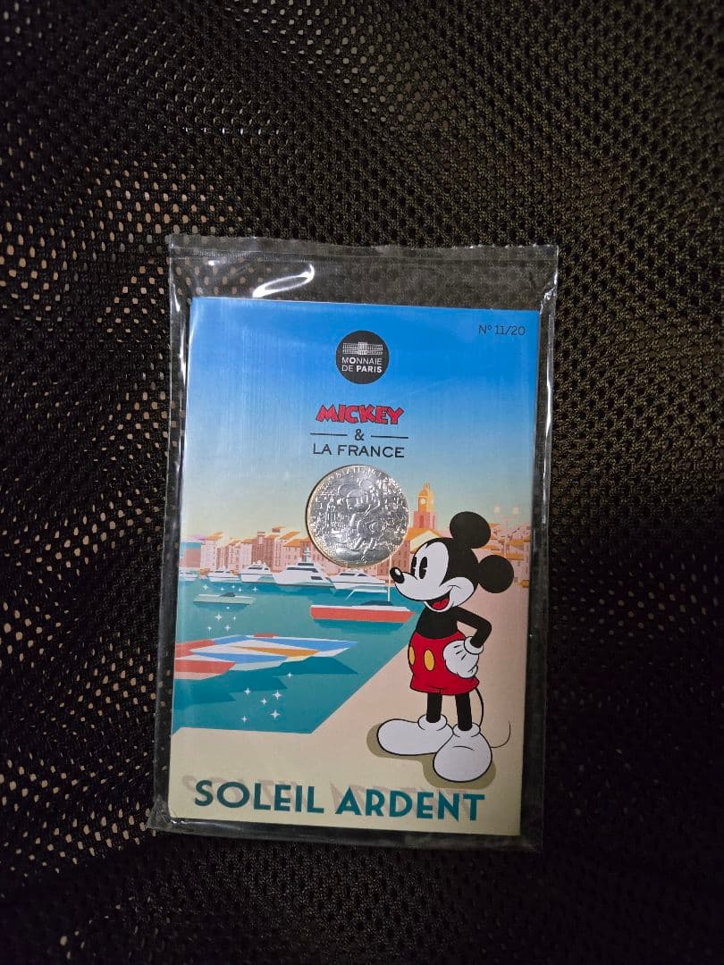 Disney ミッキーマウス2018年10ユーロ soleil ardent