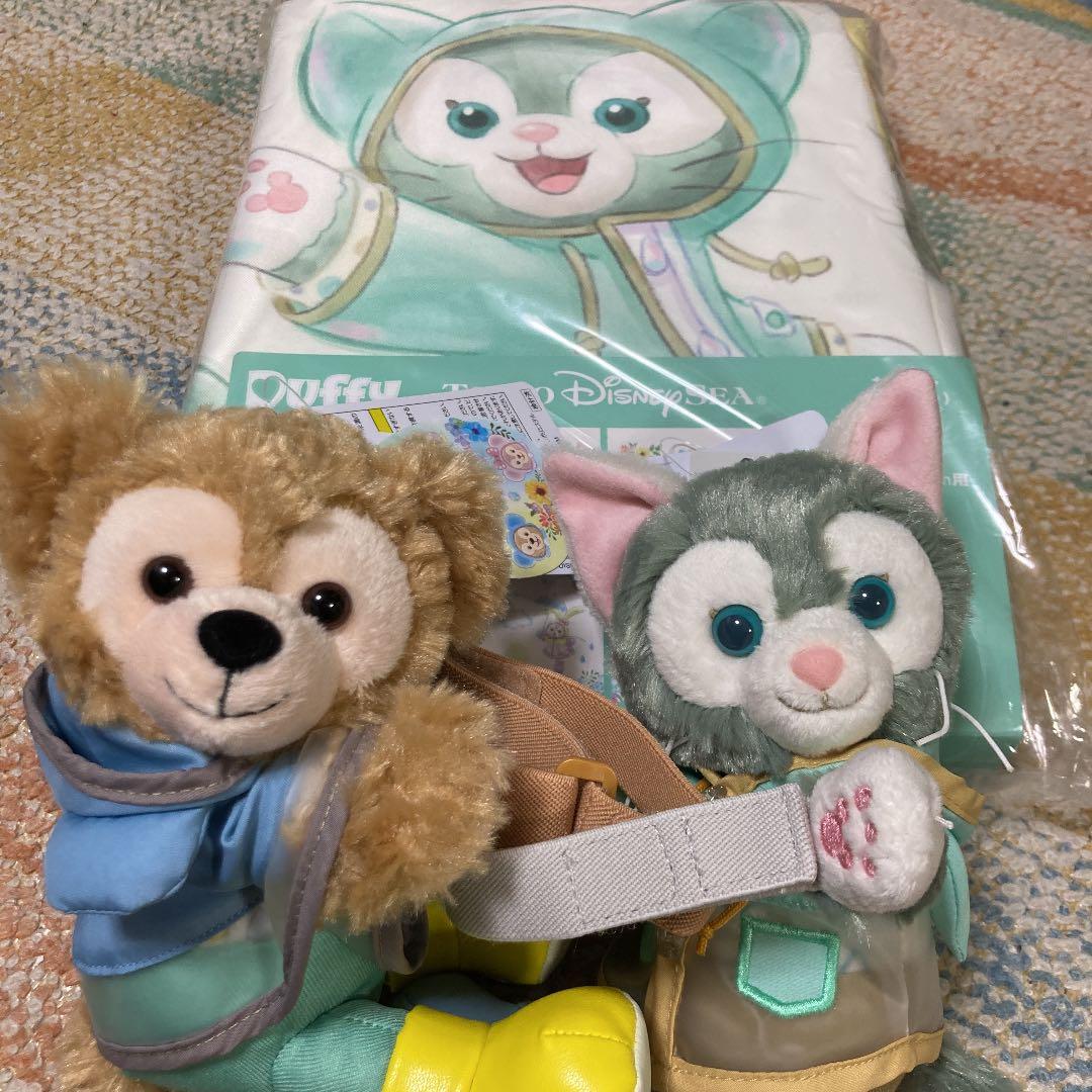 ディズニーシー　ダッフィー　ジェラトーニ　カーテン　ホルダー