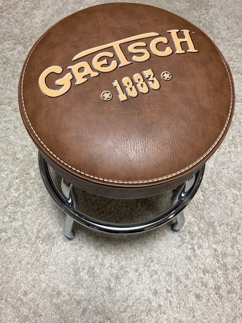 GRETSCH バースツール ブラウンレザー