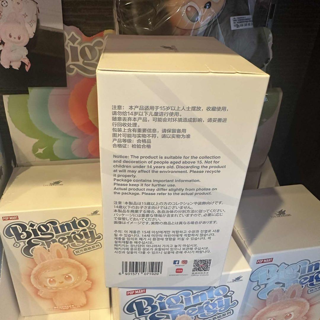 【正規品・未開封】Labubu Big into Energy 2ボックス