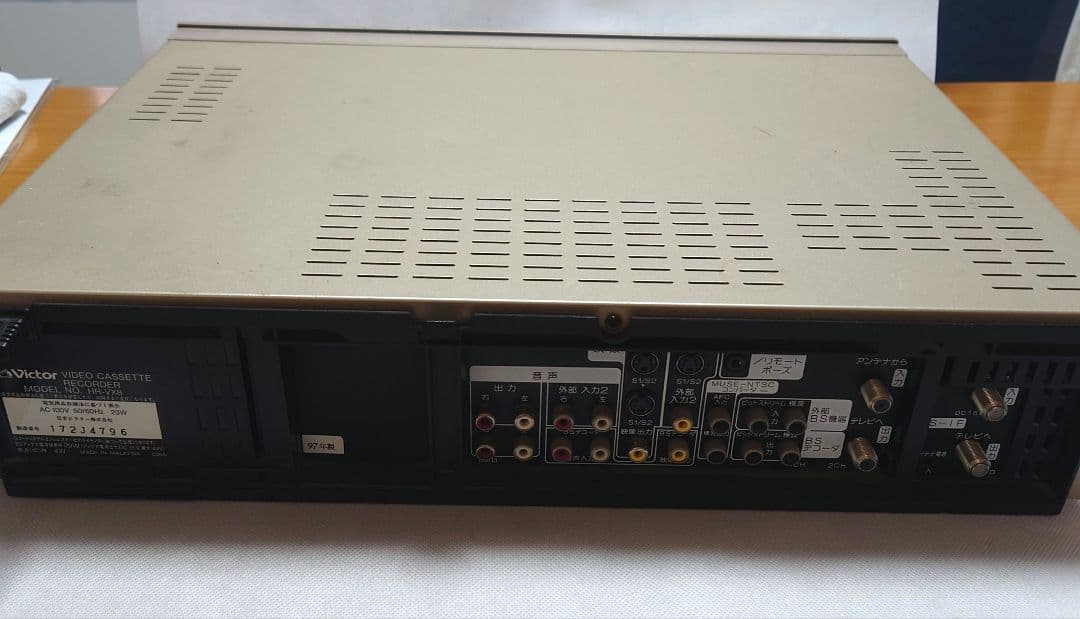 ビクター HR-VX8 S-VHSビデオデッキ