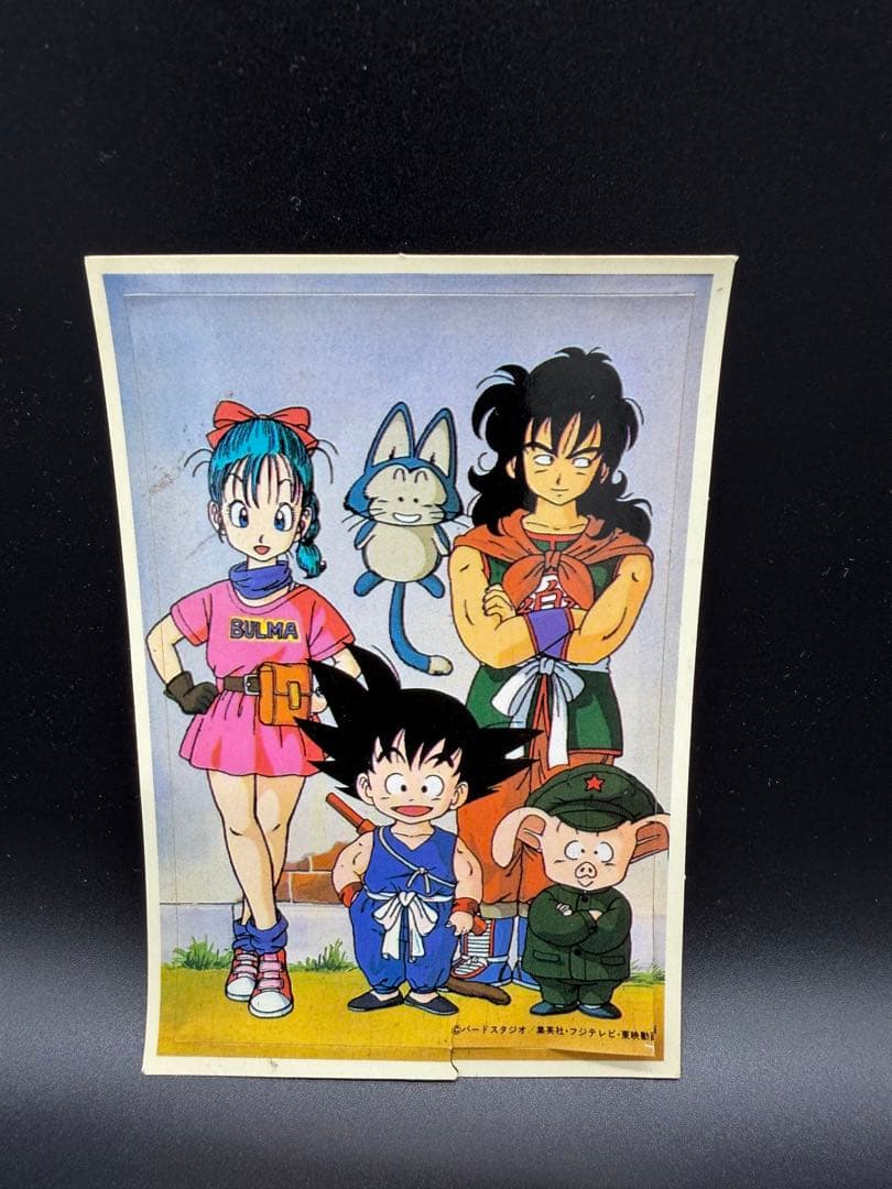 ドラゴンボール 初期 当時物シール 5枚セット 昭和レトロ レア　アマダ