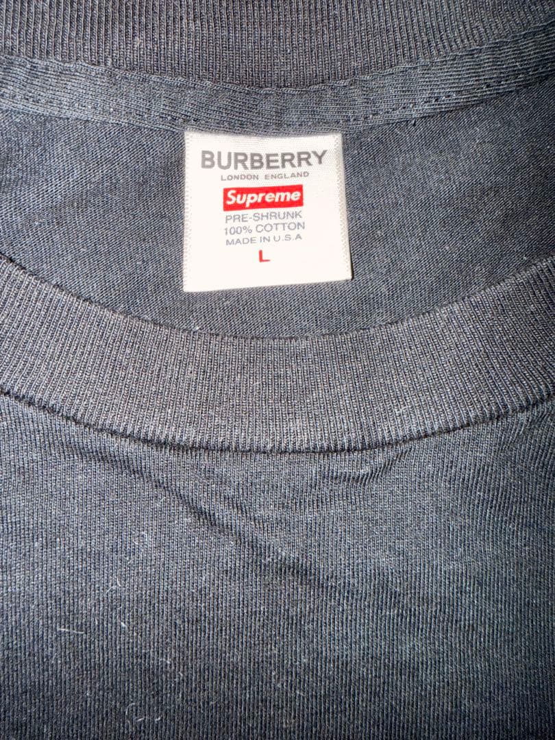 Supreme × Burberry Box Logo Tee