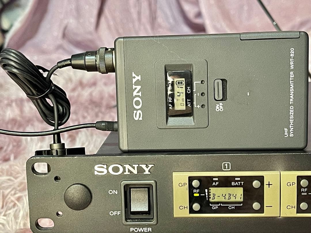 【同時6chセット】SONY ワイヤレスマイク MB-806 / WRT-820