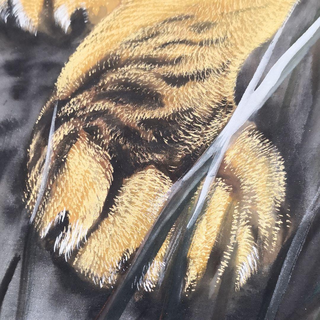 堀江玉鳳　虎の掛け軸用の絵