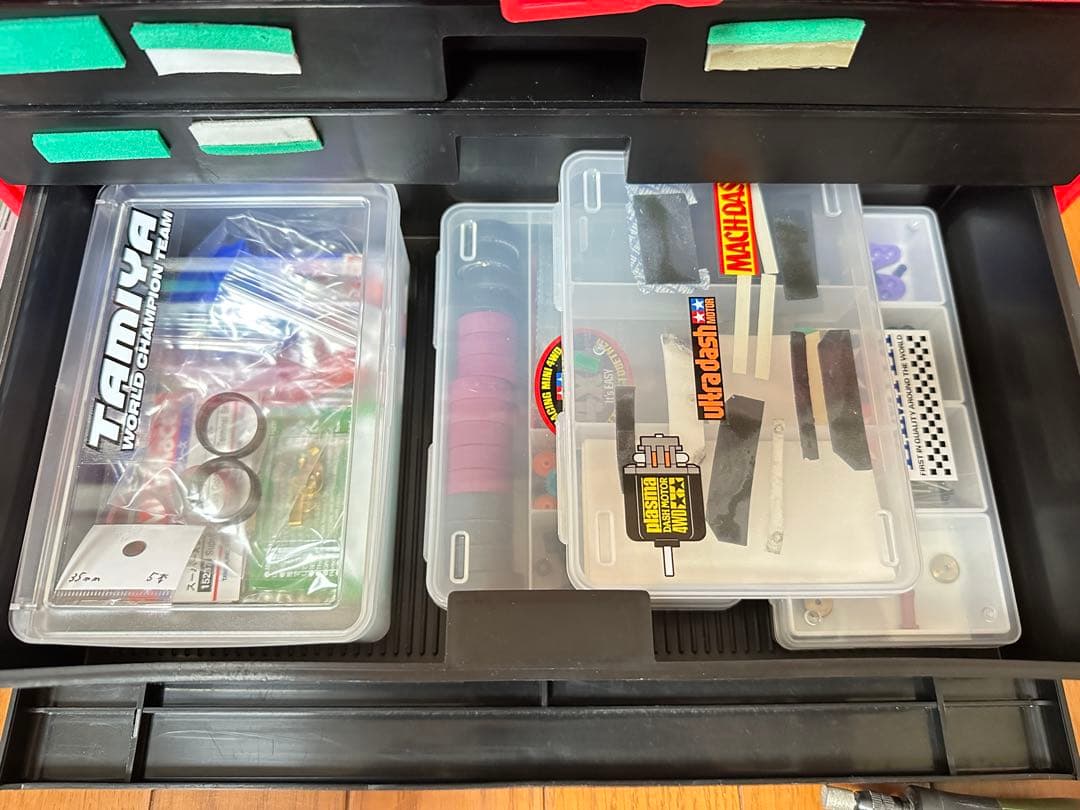 ミニ四駆引退セット(プロクソンミニルータ、工具)