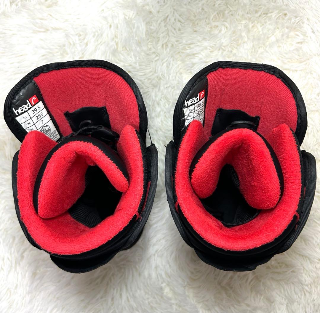 HEAD TWO BOA スノーボードブーツ 25.5 ブラックレッド　メンズ