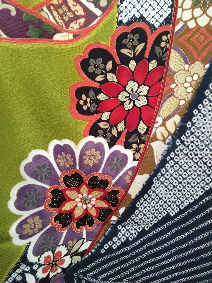 振袖フルセット、正絹、成人式、重ね衿、帯揚げ帯締め、西陣袋帯、襦袢