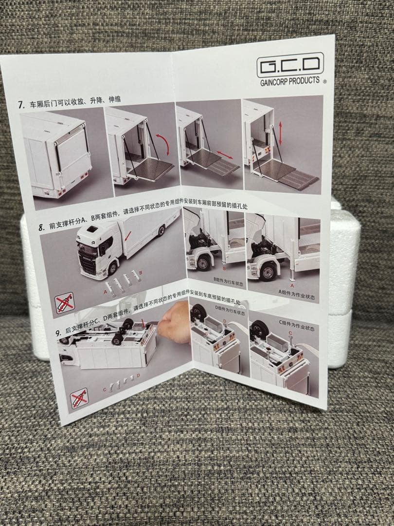 GCD 1/64 スカニア トランスポーター ウイング トラック Scania
