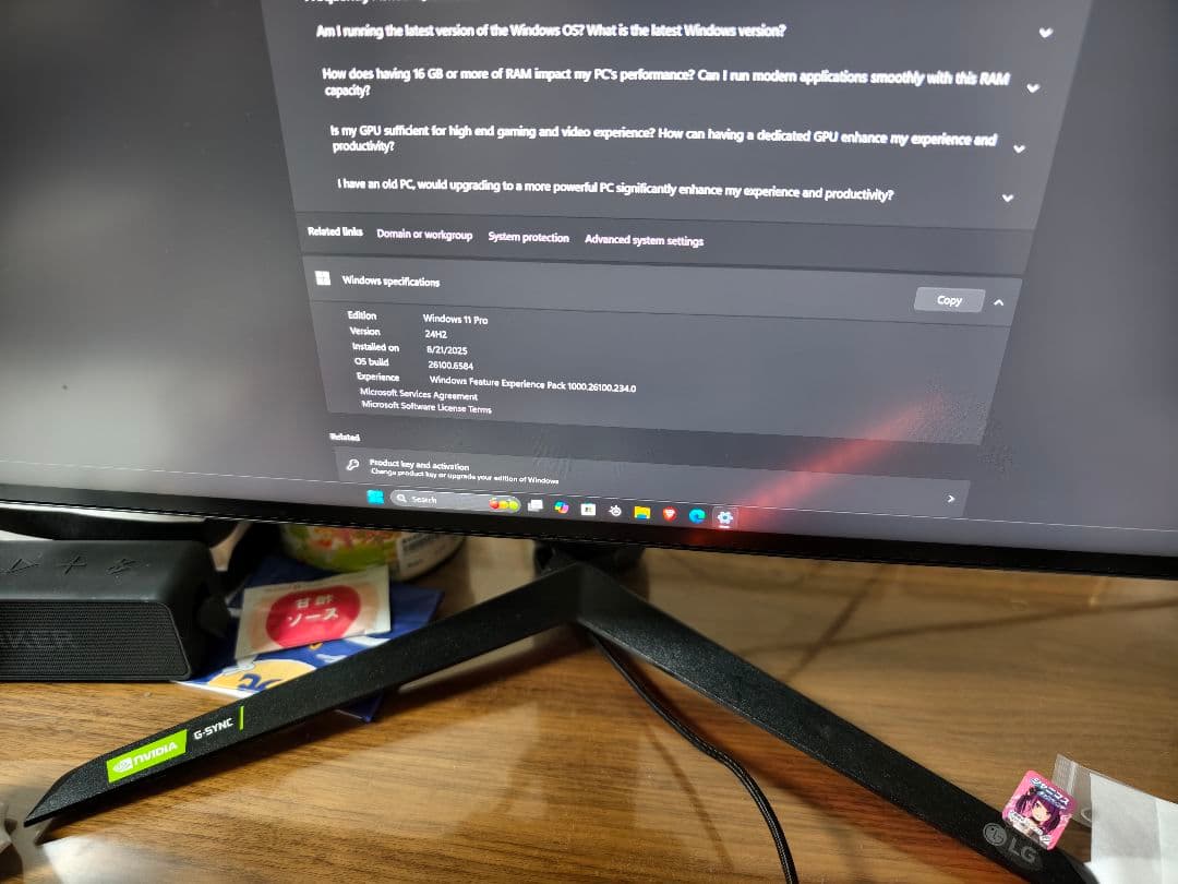 LG 4Kゲーミングモニター27インチ 27GP95RP-B