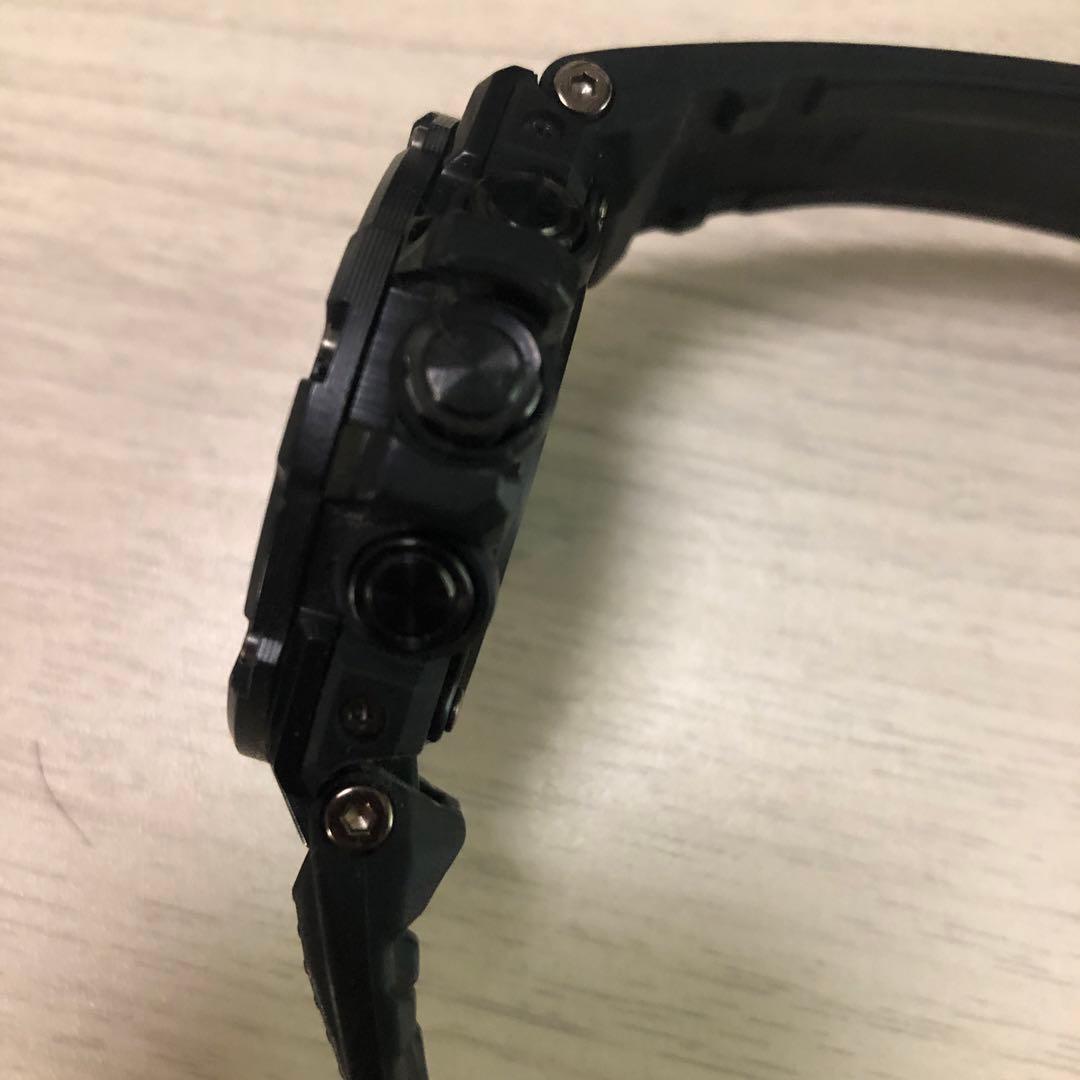 G-SHOCK カーボンブラック ラバーベルト クロノグラフ