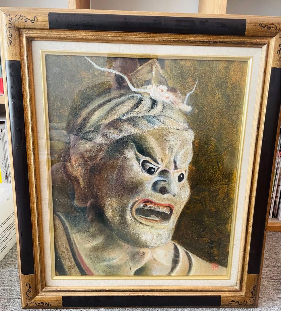 金剛力士像（阿形？）の油絵