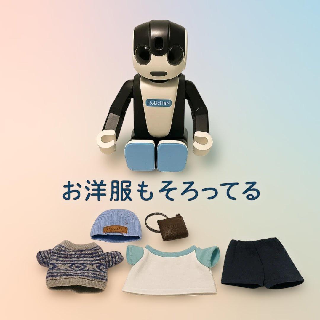 ロボホンSR-04M-Y＊お洋服5点付＊美品＊付属品完備