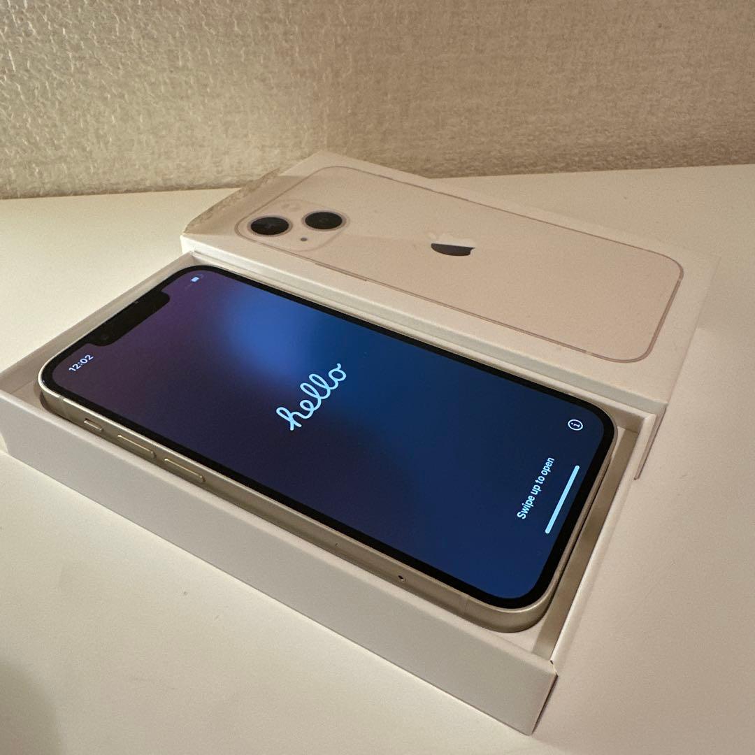 iPhone 13 mini 128GB スターライト　アイフォン　箱