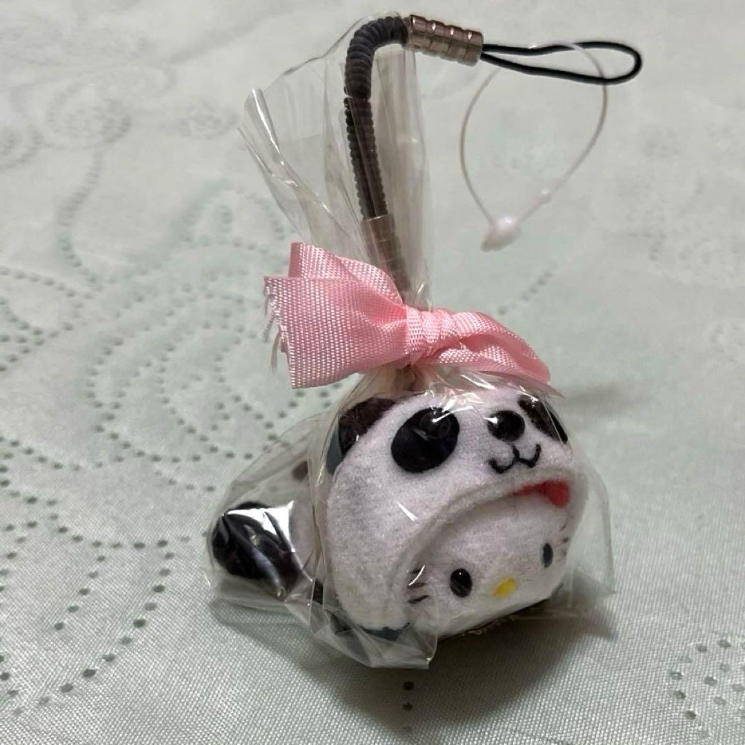 Hello kitty ストラップ(被り物キティ クリーナーストラップ)3個