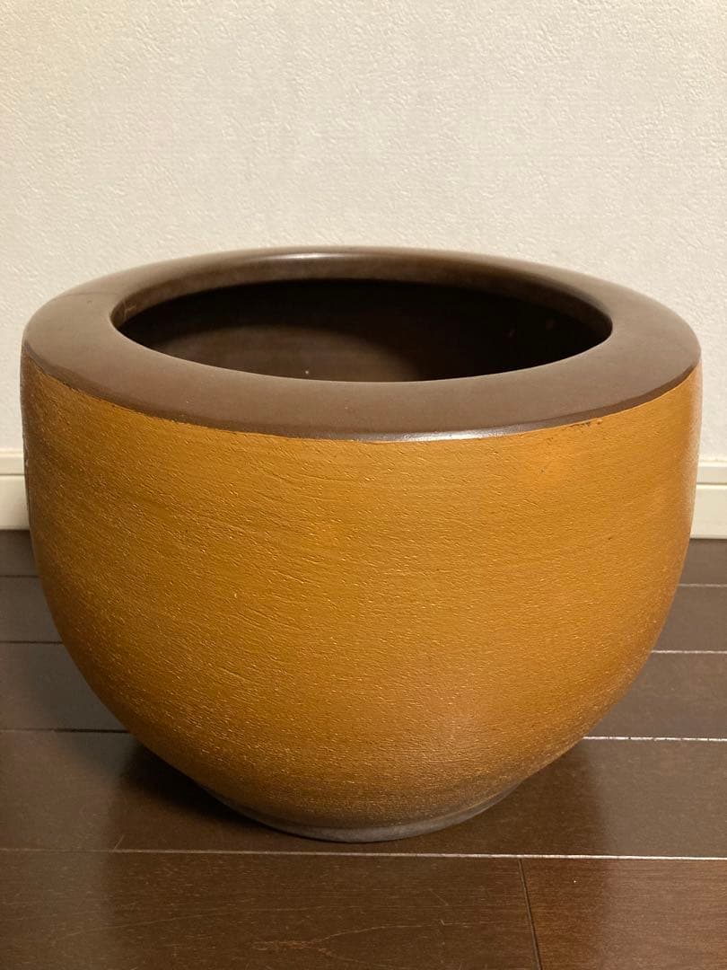 火鉢 陶器 骨董 昭和レトロ アンティーク 古道具 古民具 植木鉢 鉢カバー